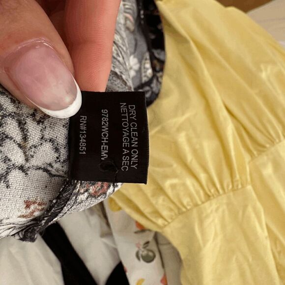 WAYF Womens Multicolor Floral Long Sleeve V-Neck Shift Dress Size Small - Picture 6 of 7